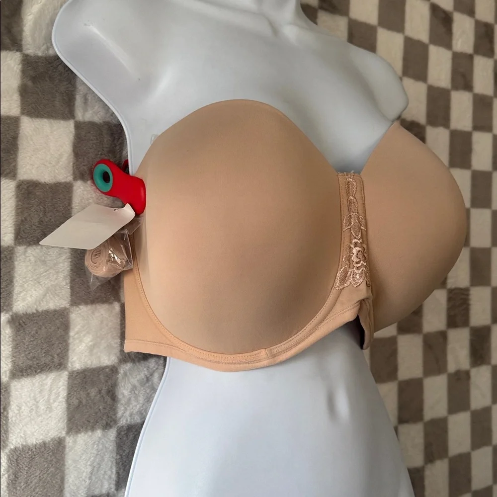 NWT Women’s Vanity Fair Lingerie Convertible 5 Way Strapless Bra Size 38G